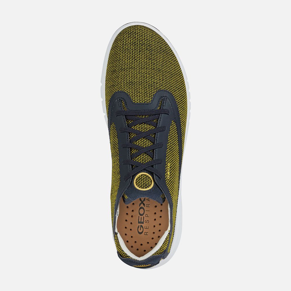 Geox Sneakers Olive Aerantis - Geox Mens Shoes - QFNPHE543